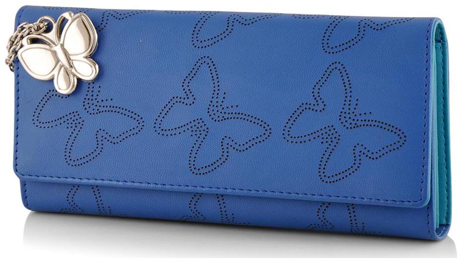 

Butterflies Women Pink PU Wallet