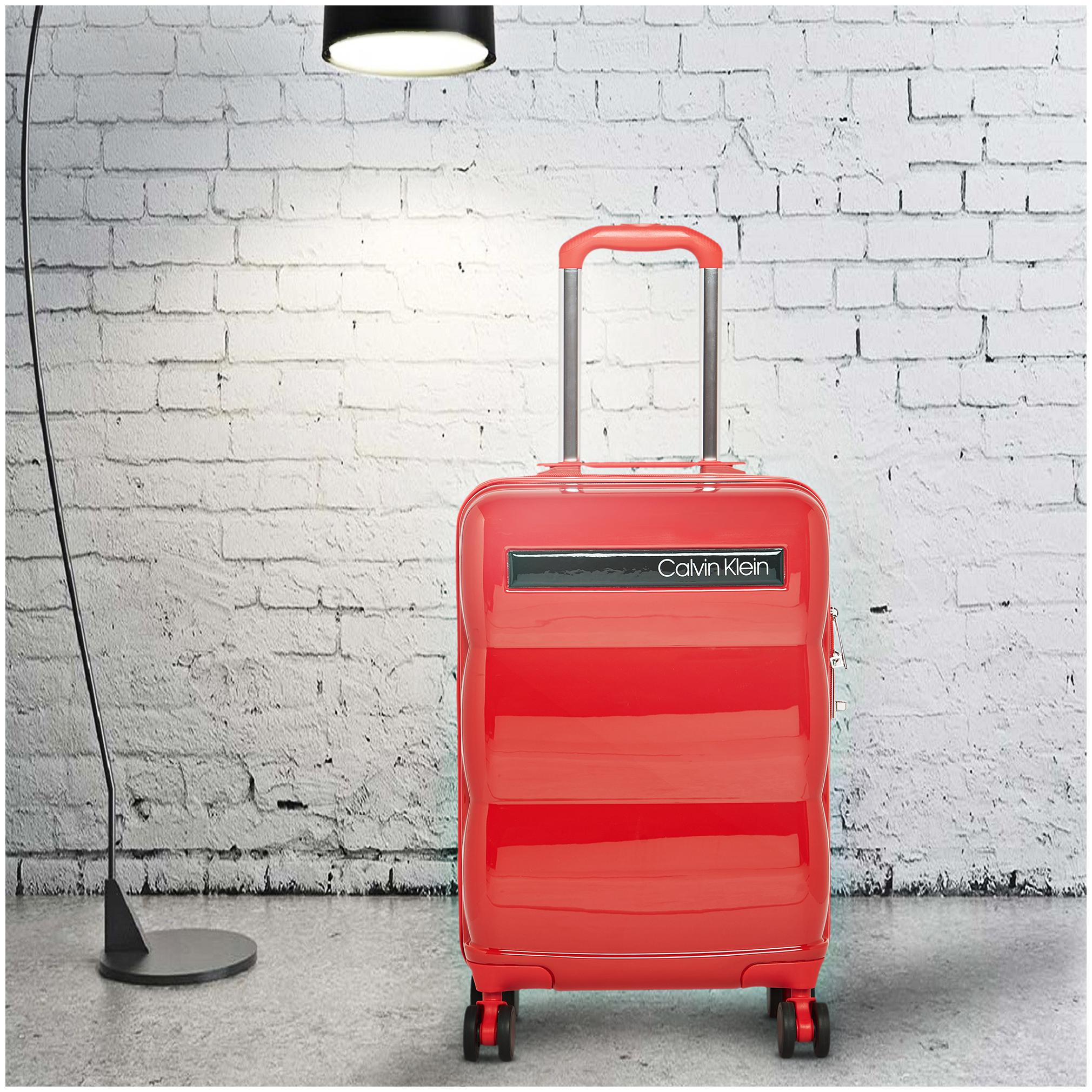 

Calvin Klein Down To Fly Hard Body Cabin Red Black Trolley Bag (LH118DF9S50)