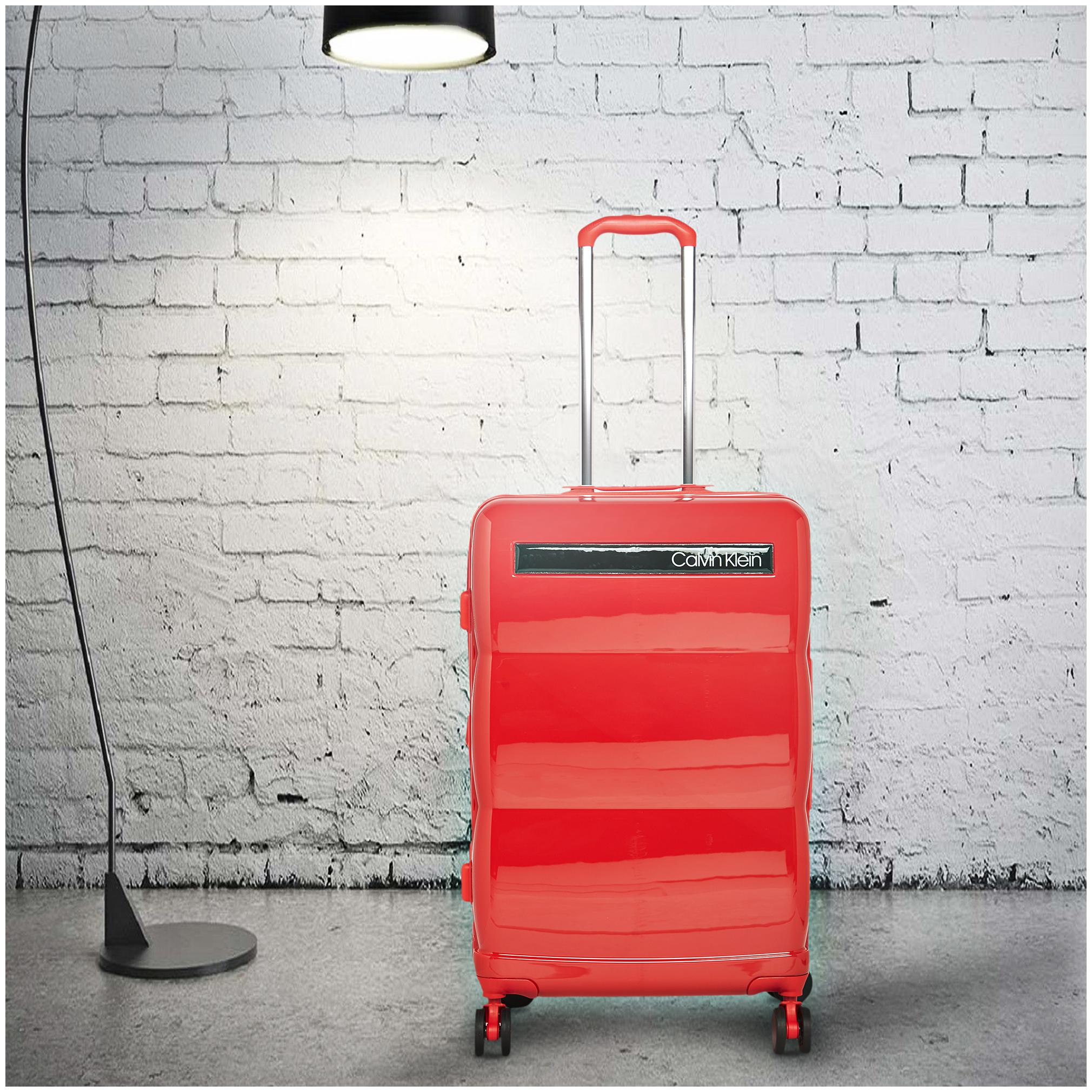 

Calvin Klein Down To Fly Hard Body Medium Red Black Trolley Bag (LH418DF9M50)