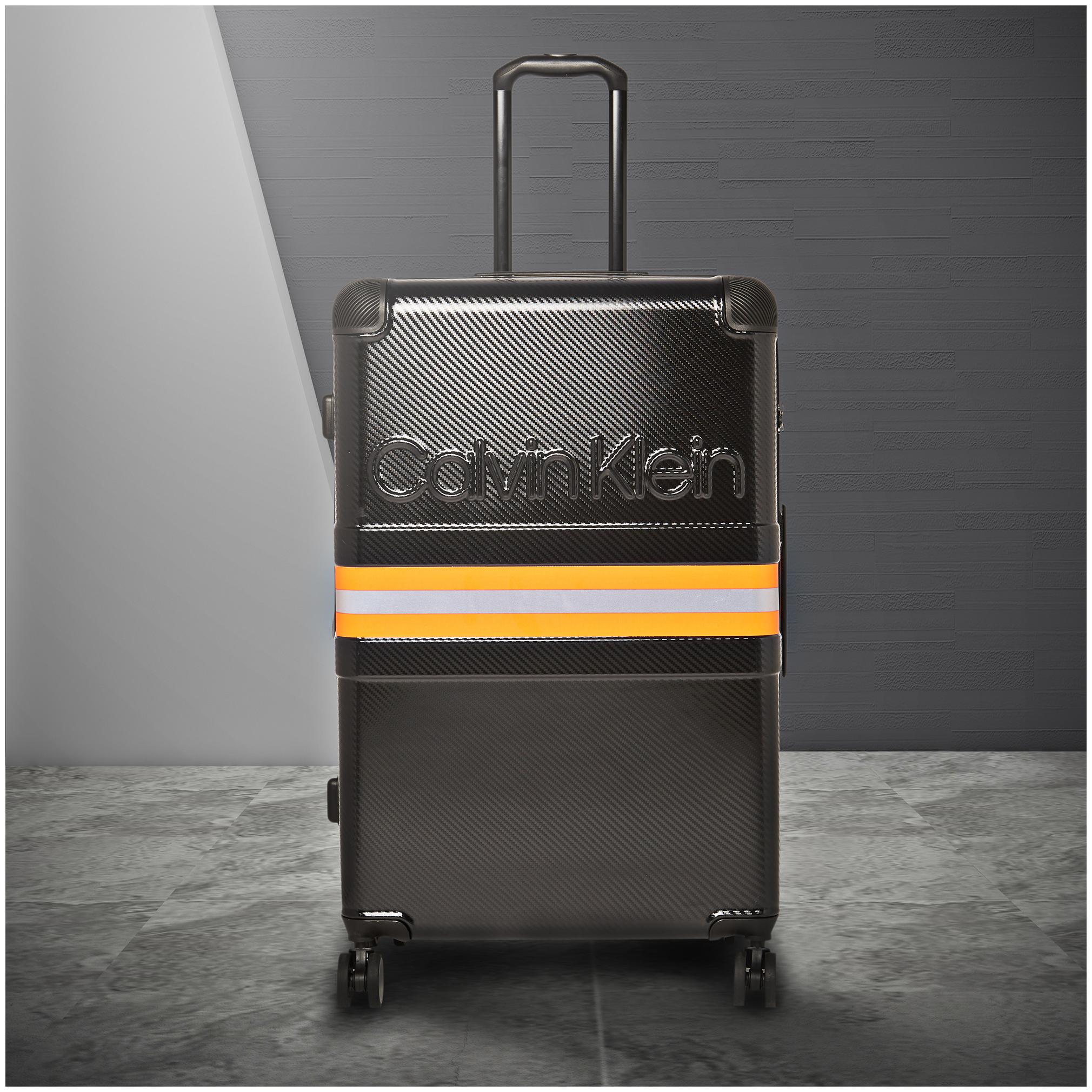 

Calvin Klein Marshall Hard Body Large Black Orange Trolley Bag (LH818MS9L35)