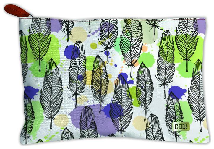 

Canvas Printed Multipurpose Travel Zipper Pouch ( Multicolor)