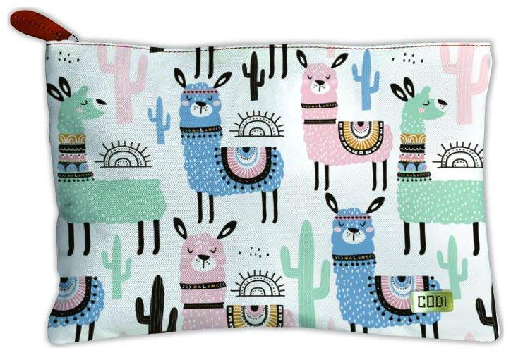 

Canvas Printed Multipurpose Travel Zipper Pouch (Animal Print Multicolor)