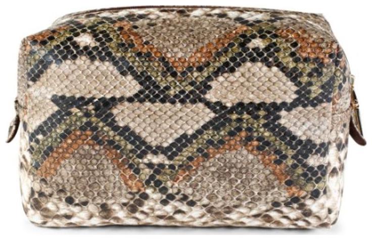 Cappuccino 22577 Multi new Travel, cosmetic, utility printed design bag for women