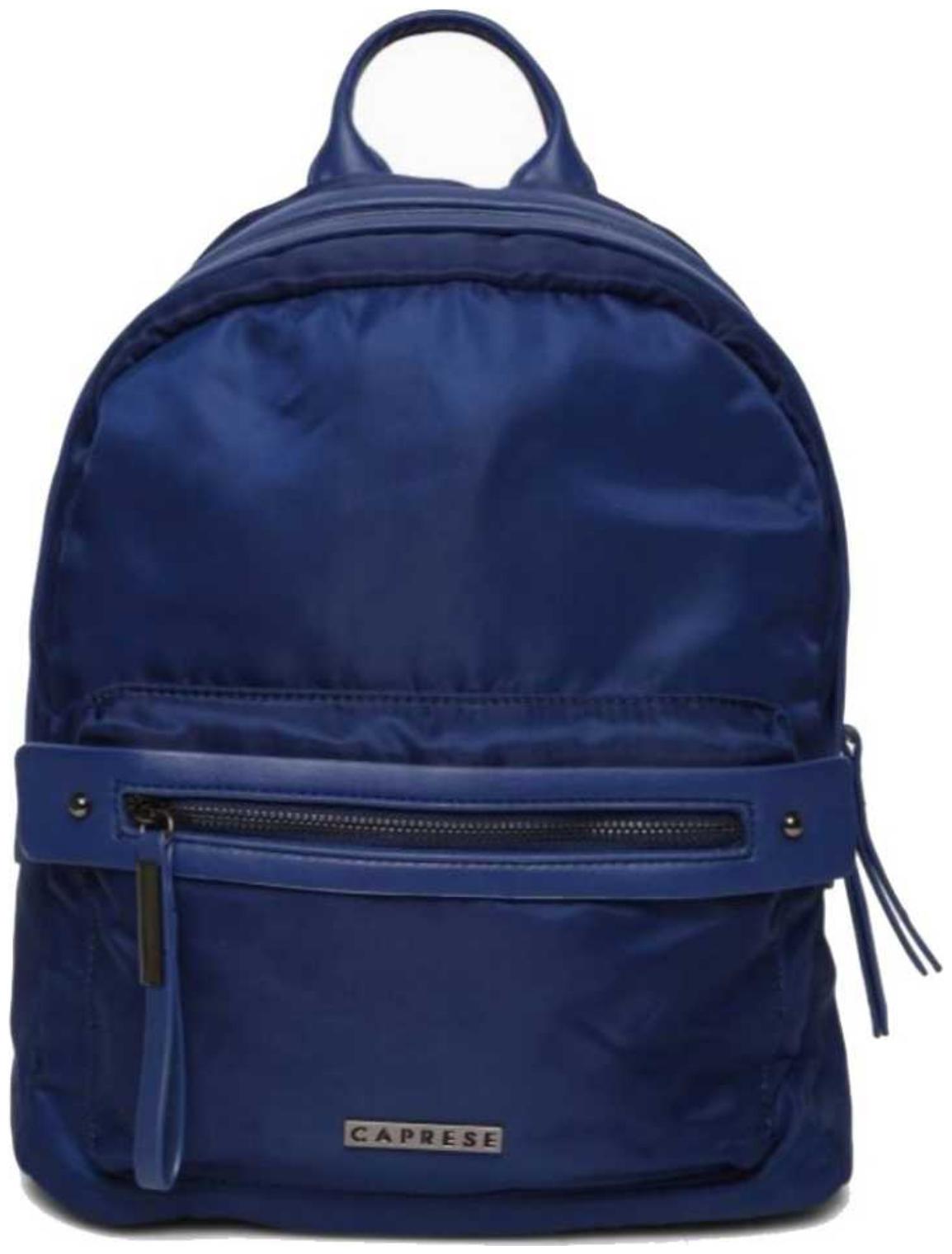 

CAPRESE Blue Faux Leather Backpack