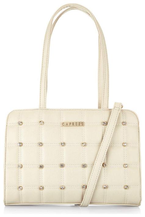 

CAPRESE Beige Faux Leather Solid Sling Bag
