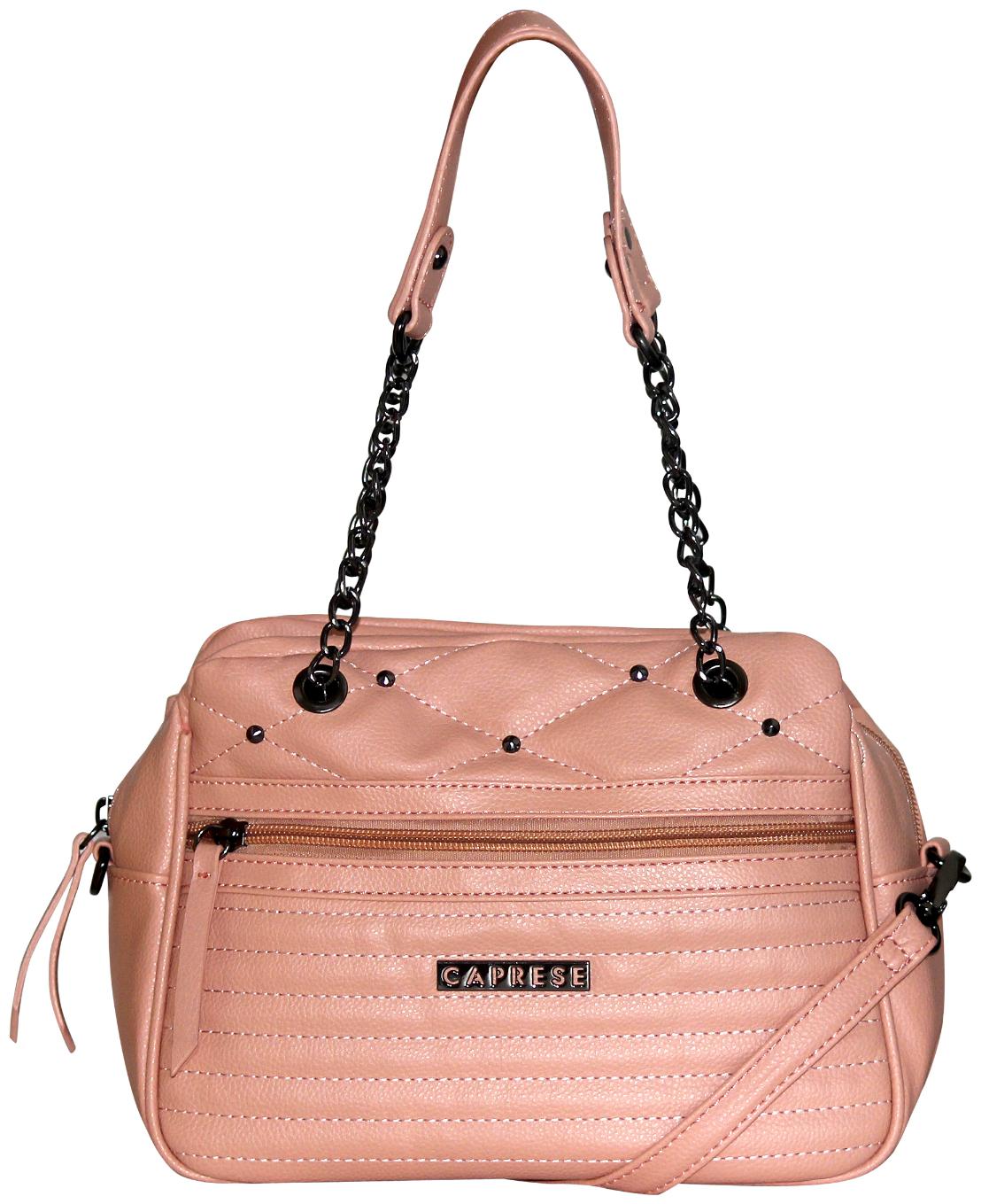 

CAPRESE Pink Faux Leather Satchel - Belair Satchel Small (Mt) Peach