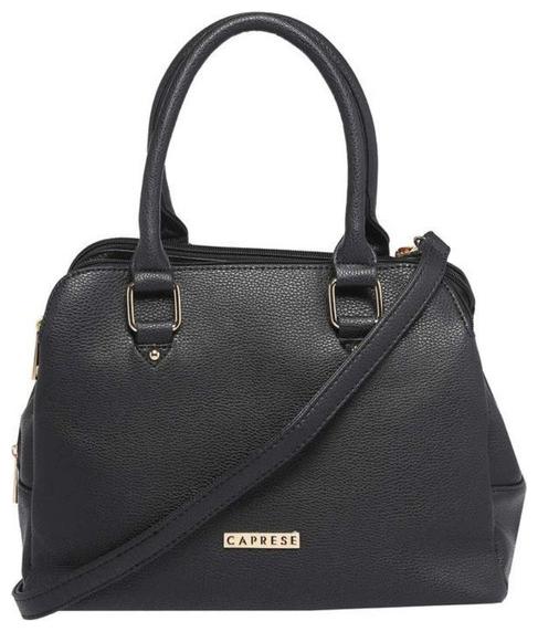 

CAPRESE Black Faux Leather Solid Sling Bag