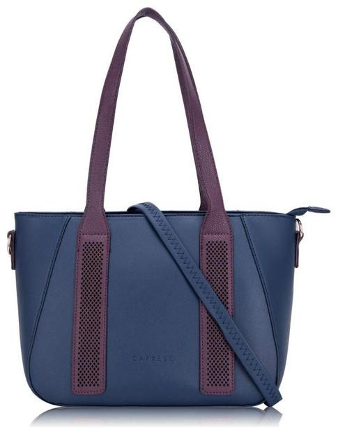 

CAPRESE Blue Faux Leather Solid Sling Bag
