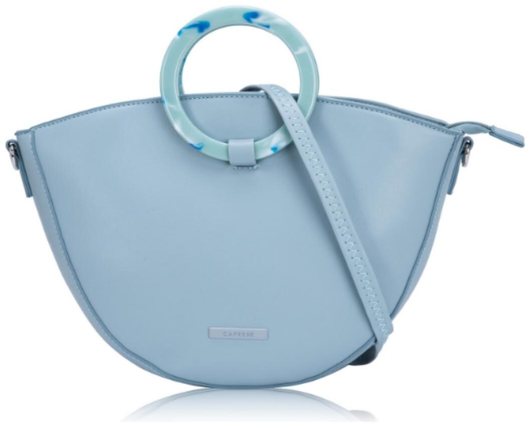 

CAPRESE Blue Faux Leather Satchel - Edwina Satchel Small Blue