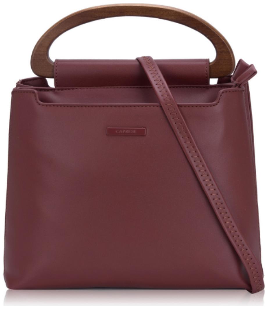 

CAPRESE Brown Faux Leather Satchel - Edwina Satchel Medium Brown