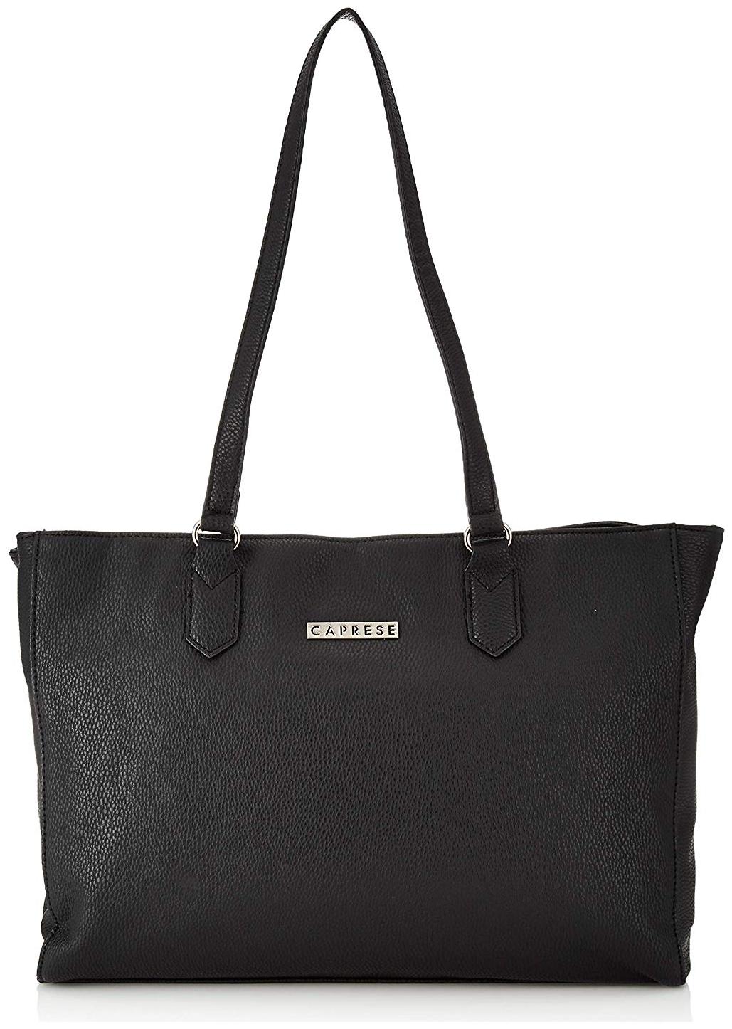 

CAPRESE Women Solid Faux Leather - Tote Bag Black