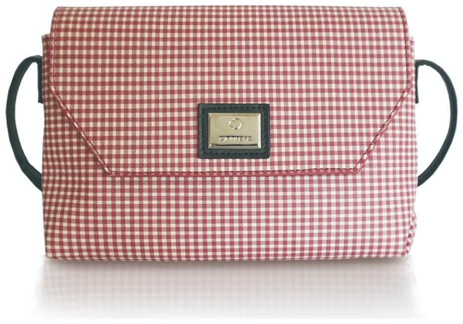 

CAPRESE Red Faux Leather Solid Sling Bag