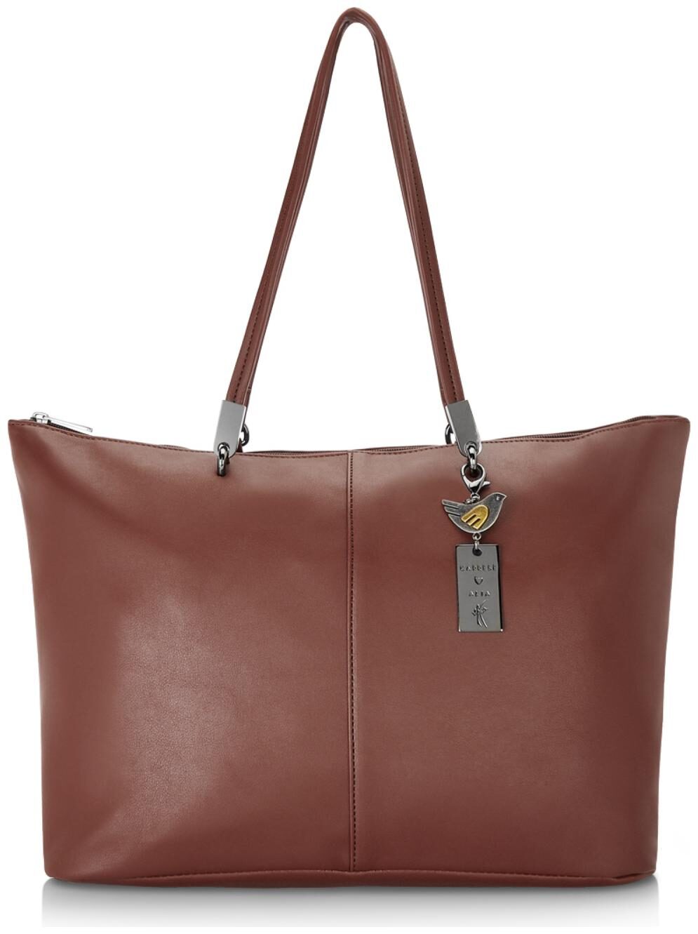 

CAPRESE Brown Faux Leather Handheld Bag