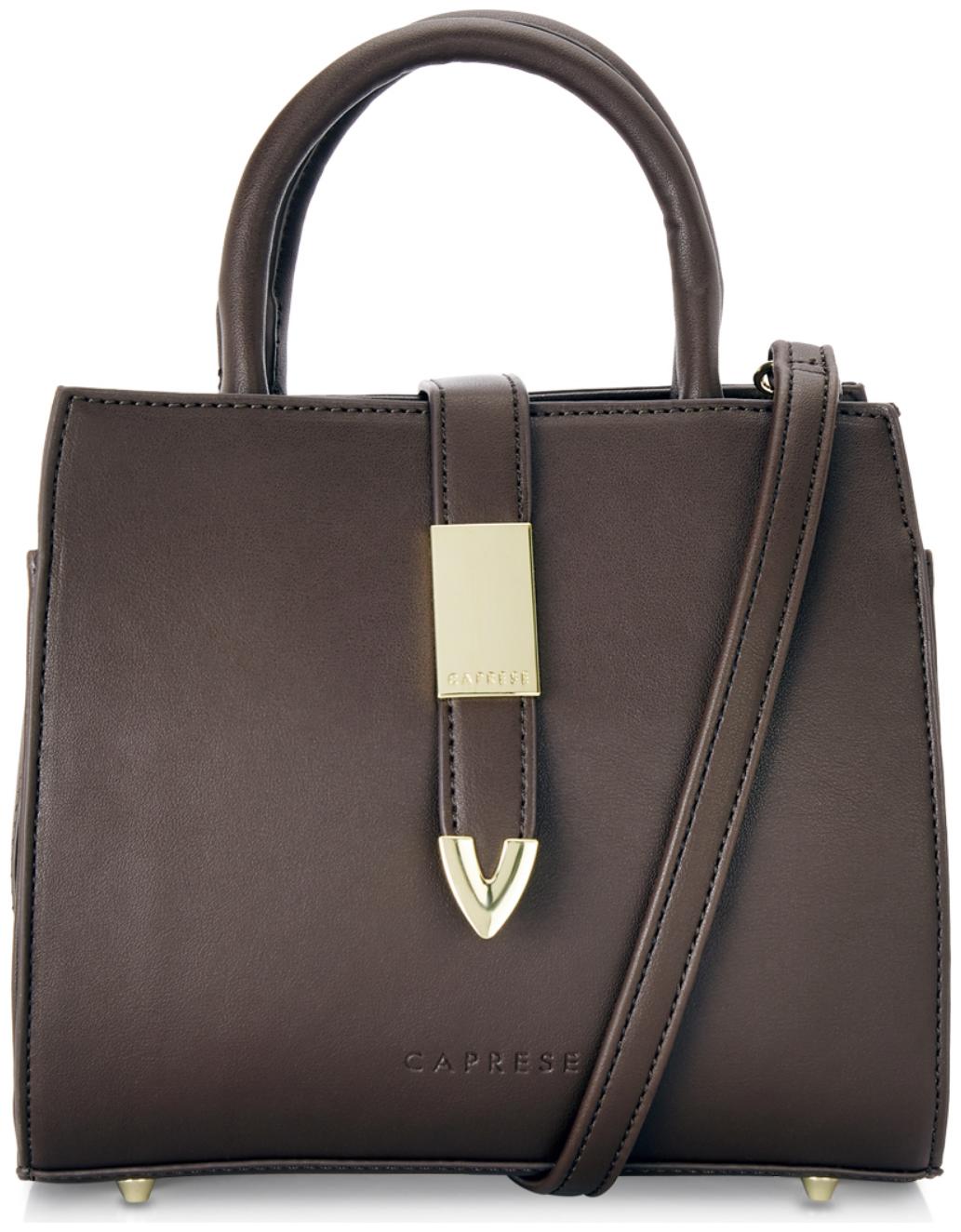 

CAPRESE Brown Faux Leather Shoulder Bag