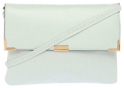 

CAPRESE Green Faux Leather Solid Sling Bag