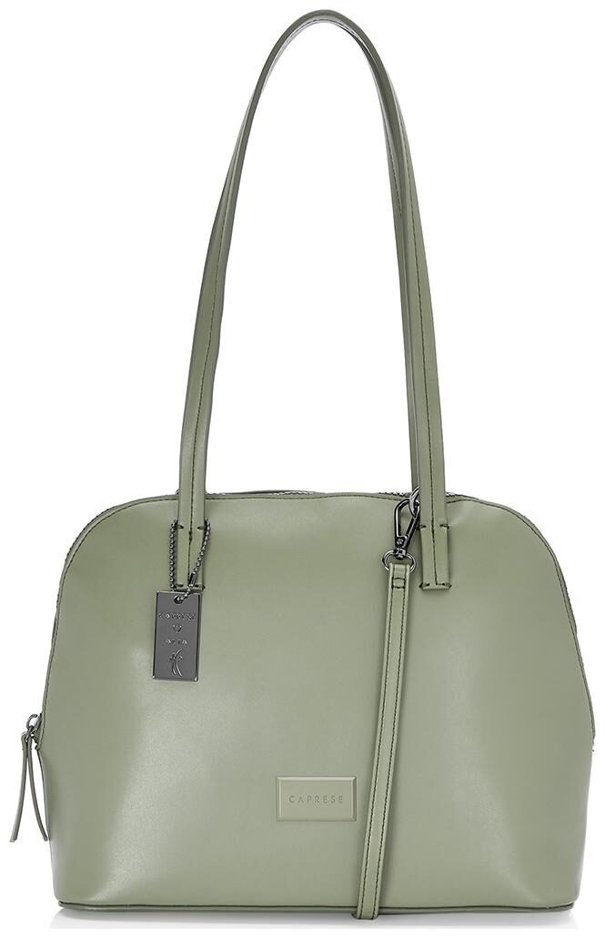 

CAPRESE Green Faux Leather Satchel
