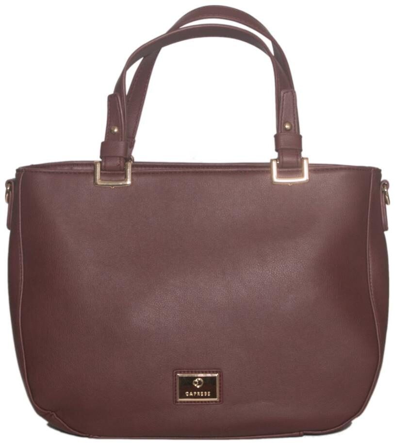 

CAPRESE Purple Faux Leather Satchel