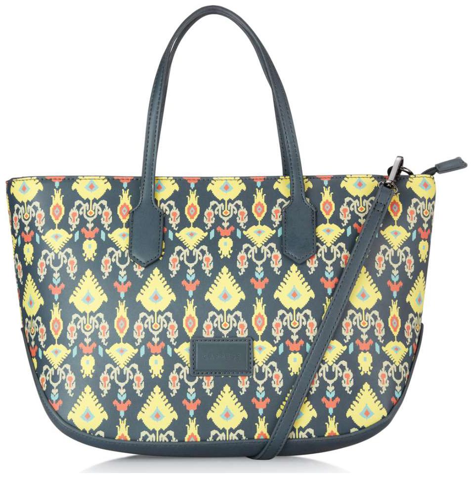 

CAPRESE Grey Faux Leather Handheld Bag