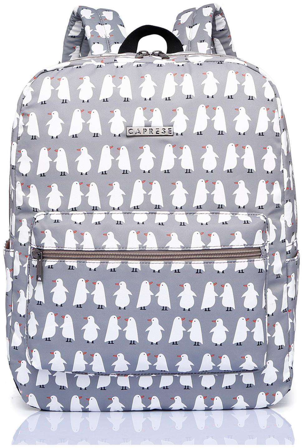 

CAPRESE Grey Nylon Backpack