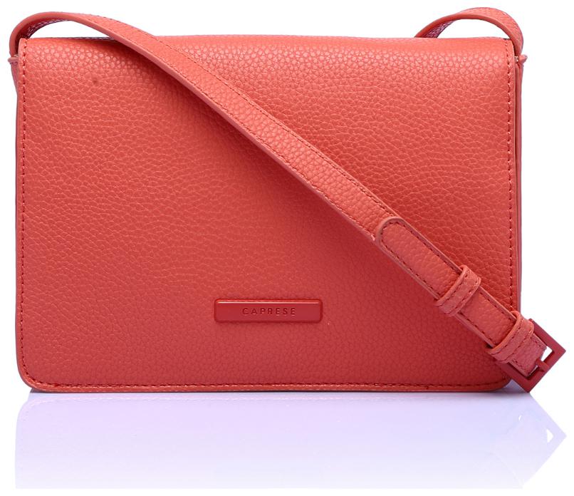 

CAPRESE Coral Faux Leather Solid Sling Bag