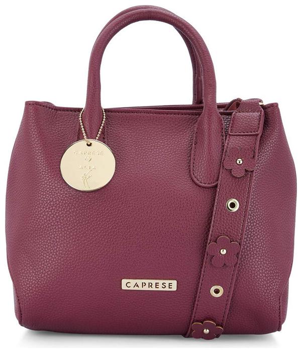 

CAPRESE Red Faux Leather Solid Sling Bag