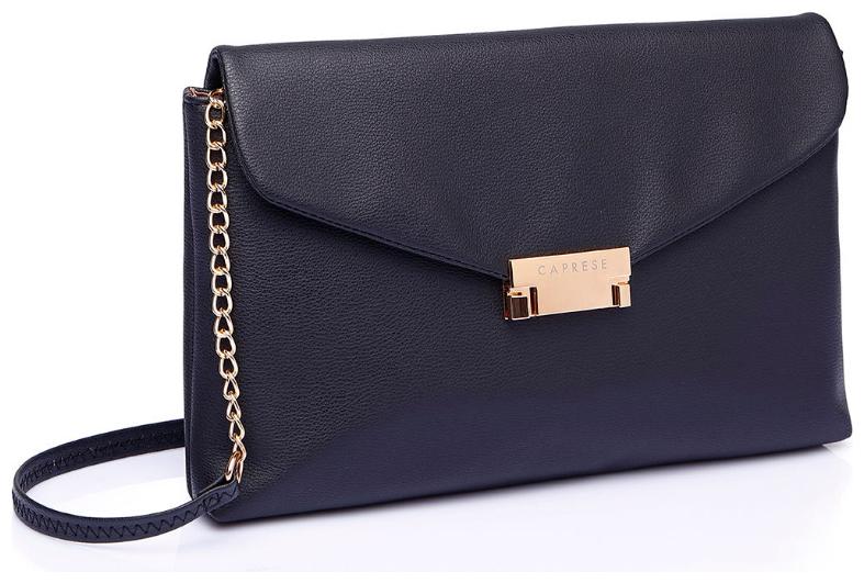

CAPRESE Black Faux Leather Solid Sling Bag