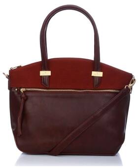 Caprese Handbags For Women Online At Best Caprese Women Faux Leather Handheld Bag Purple