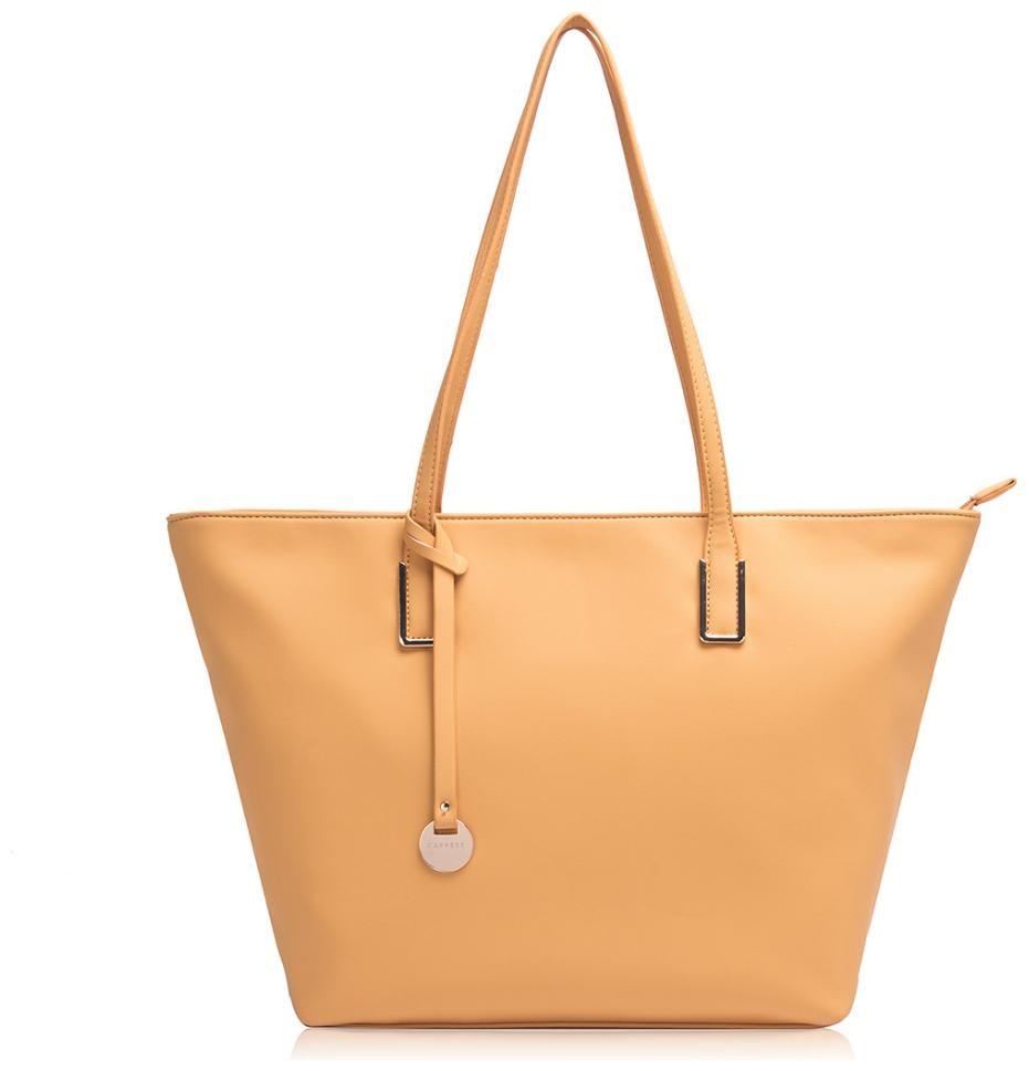 

CAPRESE Women Solid Faux Leather - Tote Bag Yellow