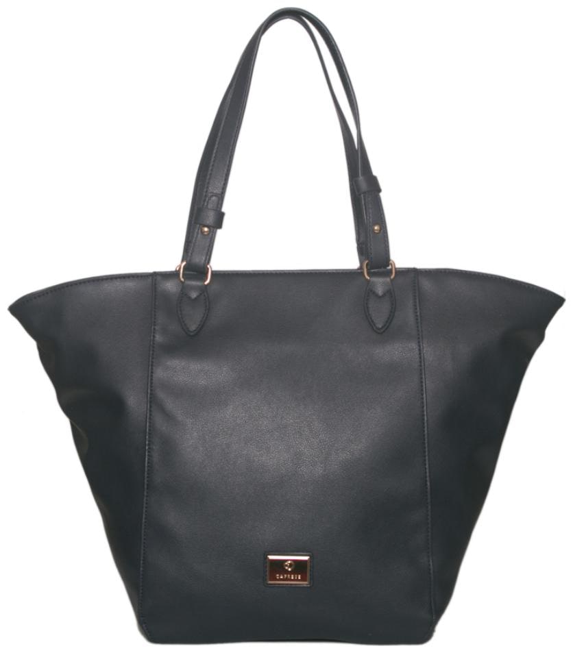 

CAPRESE Women Solid Faux Leather - Tote Bag Blue