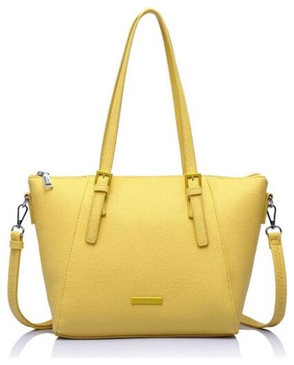 

CAPRESE Yellow Faux Leather Solid Sling Bag