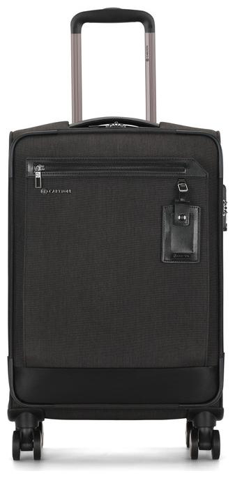 

Carlton Heathrow Small Size Soft Luggage Bag ( Black 4 Wheels )