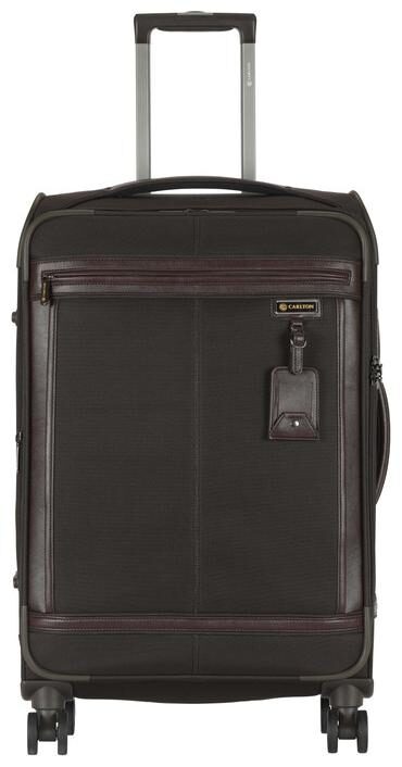 

Carlton Regalia Large Size Soft Luggage Bag ( Brown 4 Wheels )