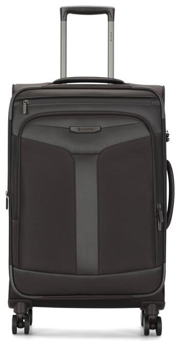 

Carlton Bexton Medium Size Soft Luggage Bag ( Brown 4 Wheels )