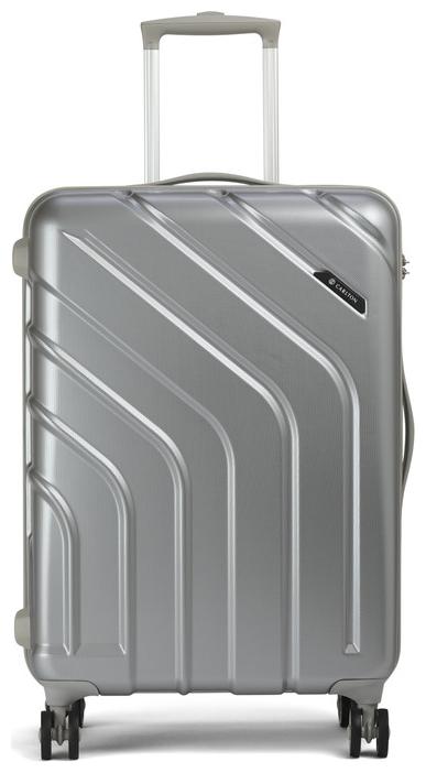 

Carlton DIESEL PLUS Medium Size Hard Luggage Bag ( Silver 4 Wheels )