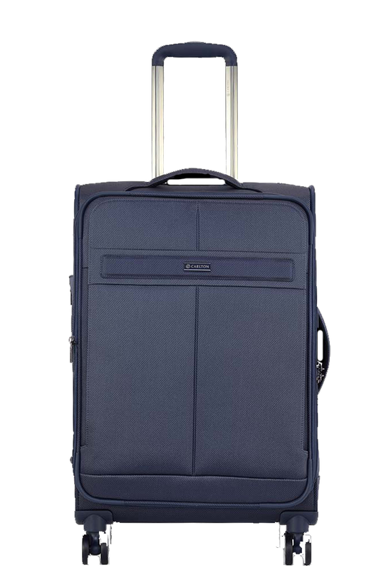 

Carlton Viceroy Medium Size Soft Luggage Bag ( Blue 4 Wheels )