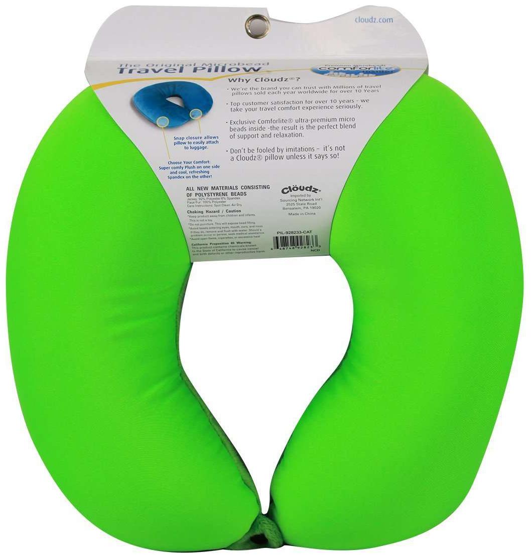 Buy Cloudz Microbeads Travel Neck Pillow For Train Bus Car