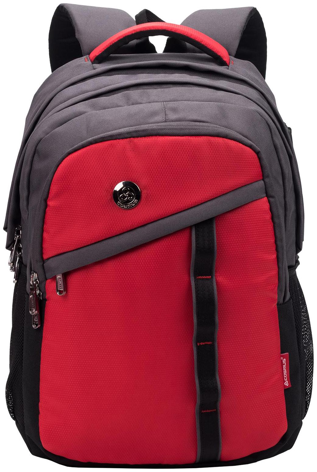 Cosmus Boston Backpack with Laptop compartment 33L Waterproof Polyester Grey School Bag by Cosmus Bags