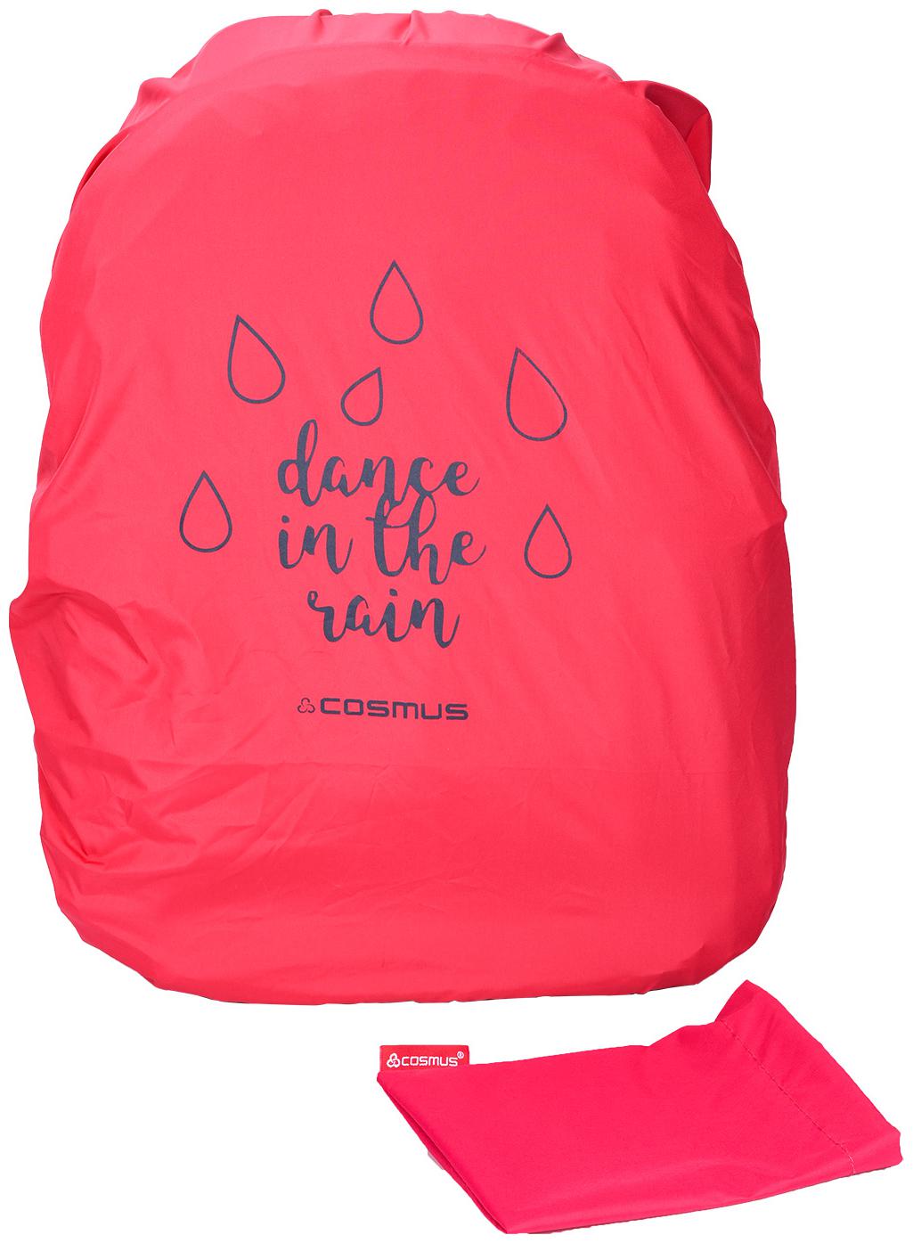 

Cosmus Rain Dance Pink Rain Dust Cover with Pouch for Laptop Bags and Backpacks