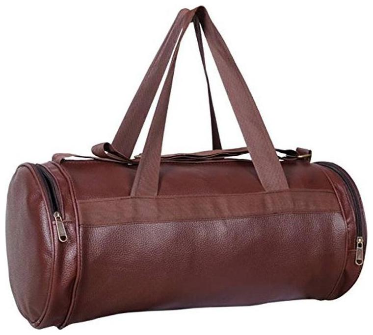 

CP Bigbasket Leather Men Gym bag - Brown