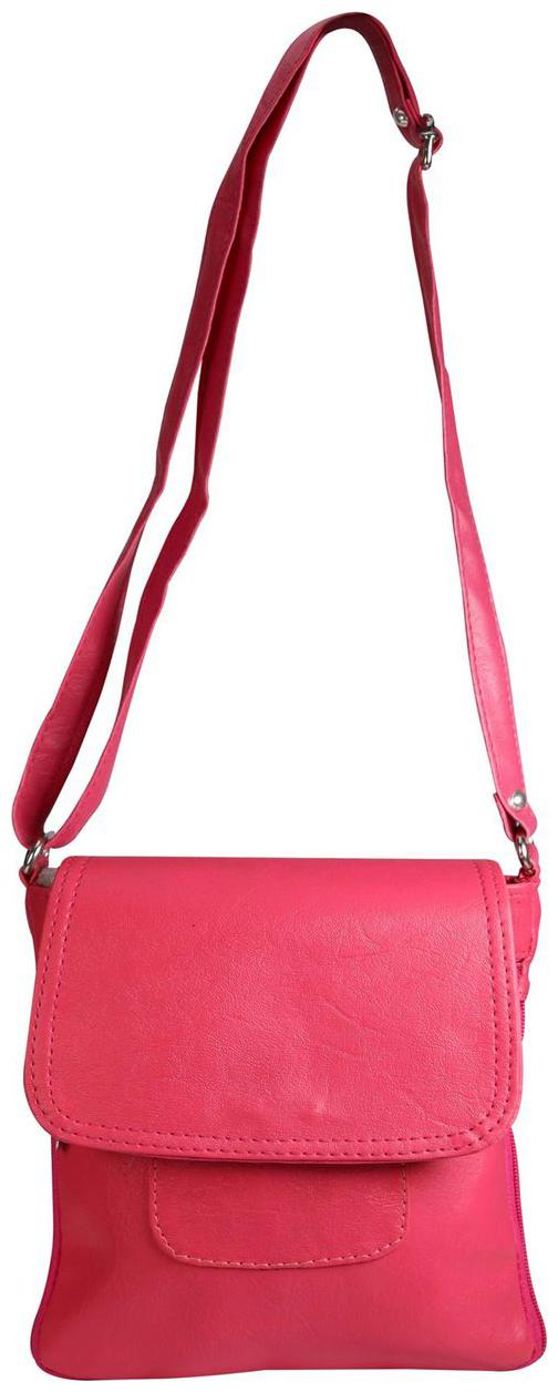 

Crude Trendy Pink Color Women s Sling Bag Cross Body Bag-rg1170