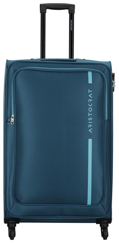 

ARISTOCRAT Dasher Large Size Soft Luggage Bag ( Blue 4 Wheels )