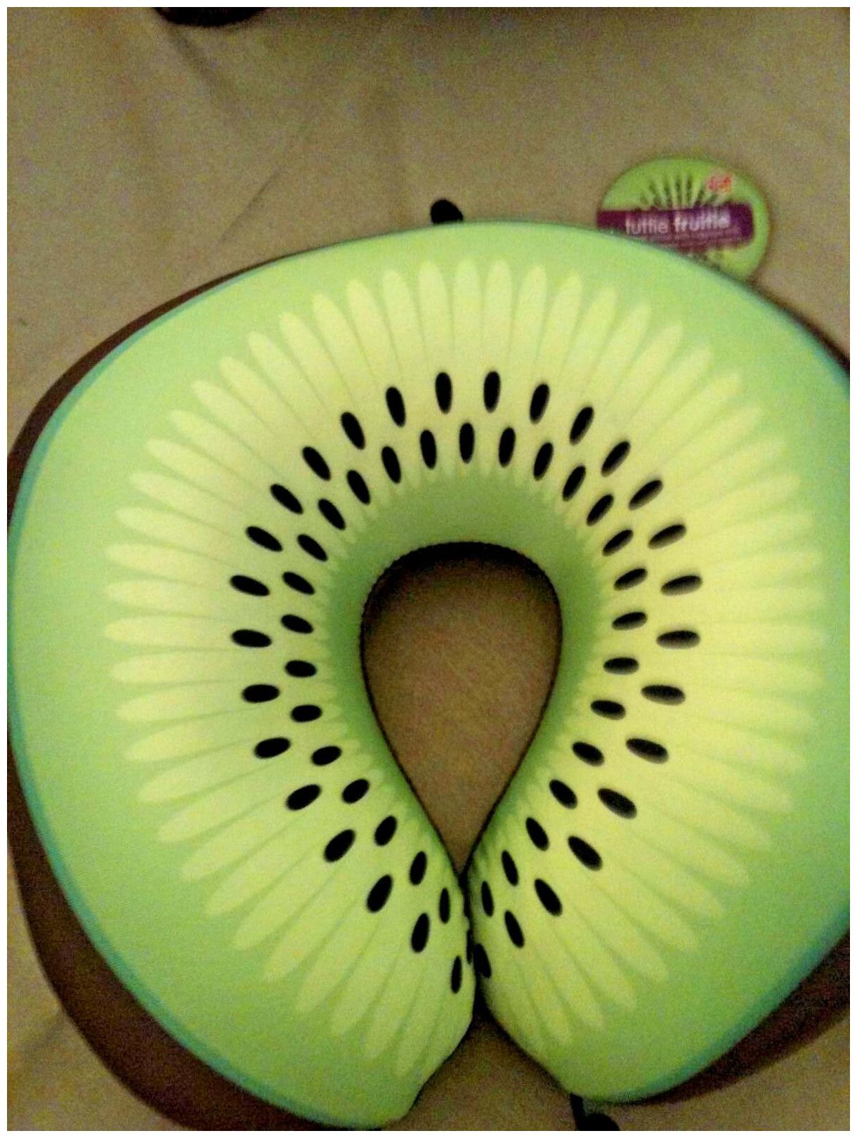 

DCI Tuttie Frutti Kiwi Travel Pillow Neck Pillow Comfort pillow NWT