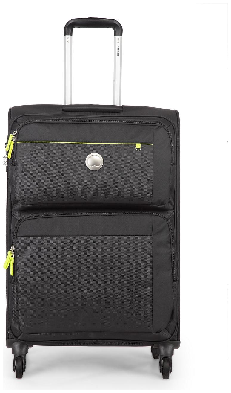 

Delsey Large Size Soft Luggage Bag ( Black 4 Wheels )