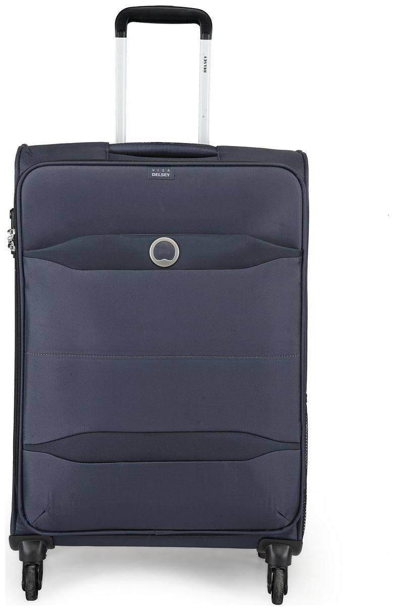 

Delsey Large Size Soft Luggage Bag ( Black 4 Wheels )