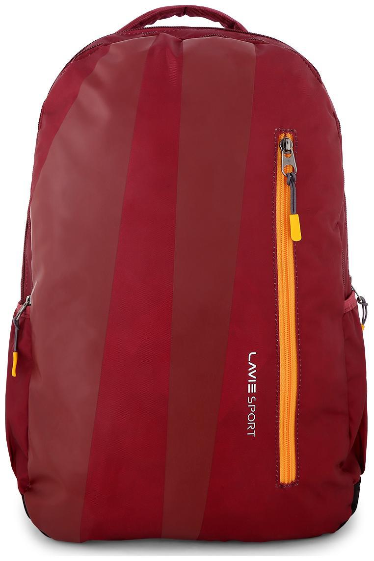 

LAVIE Maroon Polyester Backpack