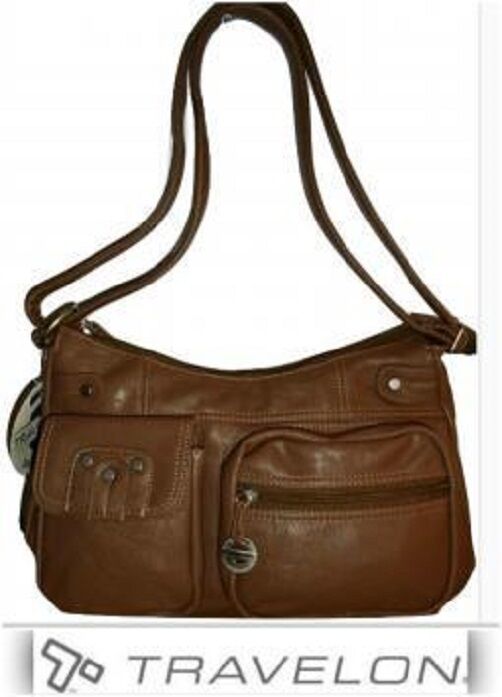 

Designer Handbag BUY 1 GET 1 Hobo Bag Shoulder Travelon Pockets Hazelnut Purse