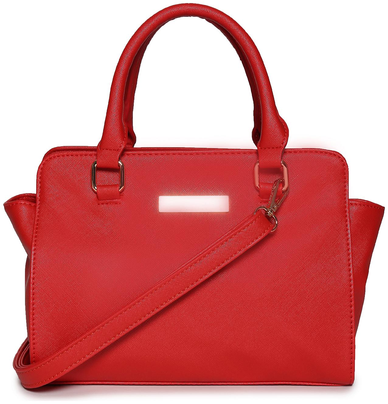 

U S Polo Assn Red Polyester Satchel