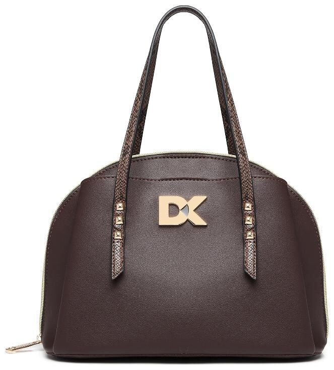 

Diana Korr Brown Faux Leather Handheld Bag