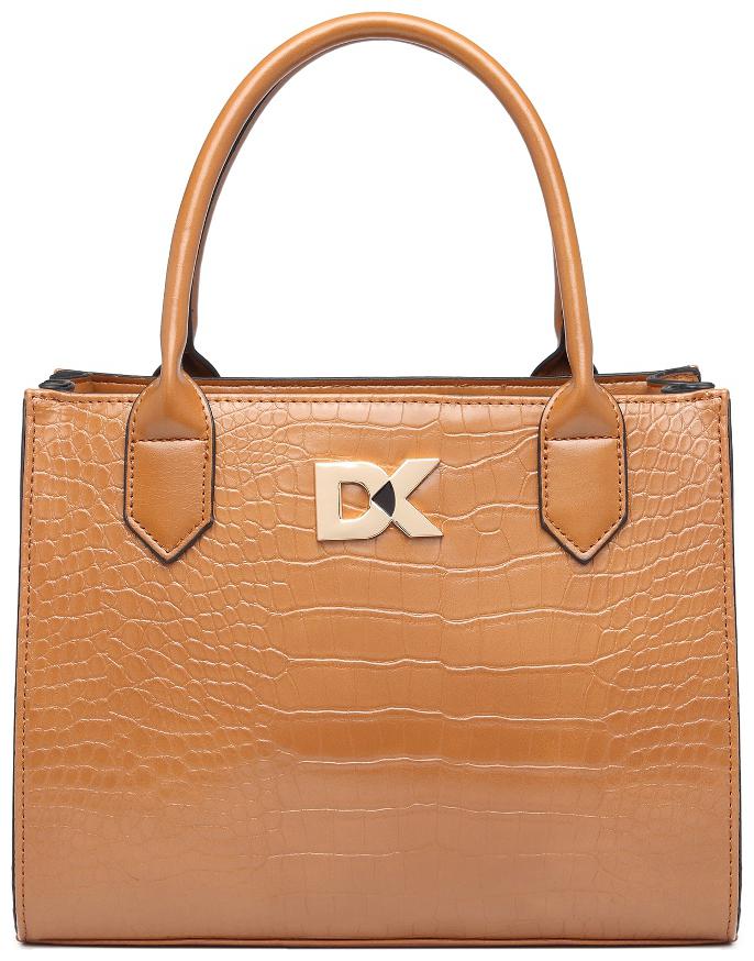 

Diana Korr Brown Faux Leather Handheld Bag