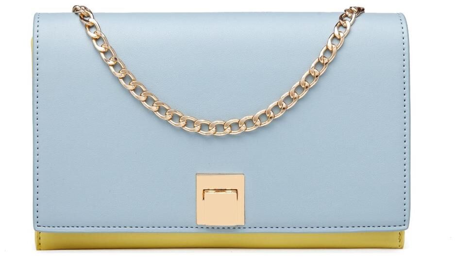 

Diana Korr Blue PU Solid Sling Bag
